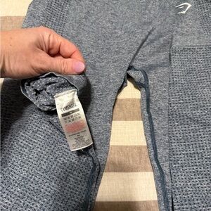 Gymshark Charcoal Textured Leggings